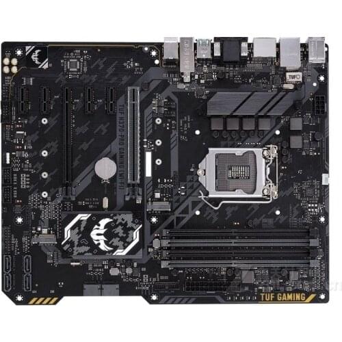 MAINBOARD Asus TUF H370-PRO GAMING (WI-FI) LGA 1151 DDR4 USB 3.1 Desktop motherboard used