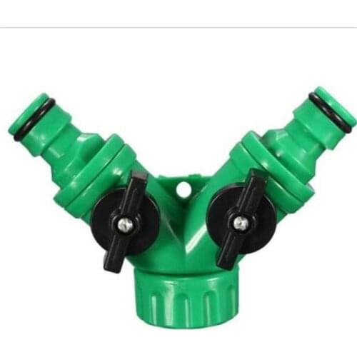 NEW 1/2"Hose Pipe Splitter 2 Way Quick Connector Adaptor Y Shape Garden Tap