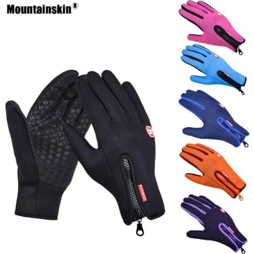 Mountainskin Winter Thermal Touchscreen Gloves Cycling Bicycle Bike Ski Outdoor Camping Hiking Motorcycle Anti Slip Gloves VK146