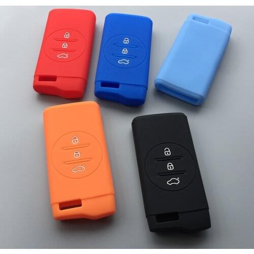 Silicone Rubber Car Key Cover For Chery Tiggo 8 3x 5x 7 2020 2021 Arrizo 5 7 Pro EQ7 Tiggo 7 Pro 2020 Gx 3 button key Holder