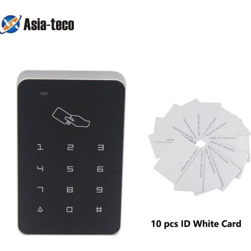 125khz RFID Digital Keypad Access Control System Door Lock Controller RFID card reader w/ 10pcs TK4100 key