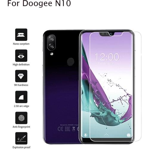 Tempered Glass for Doogee N10 N 10 5.84" Case GLASS Protective Front Film Screen Protector For 2019 Doogee N10 Mobile Phone Film