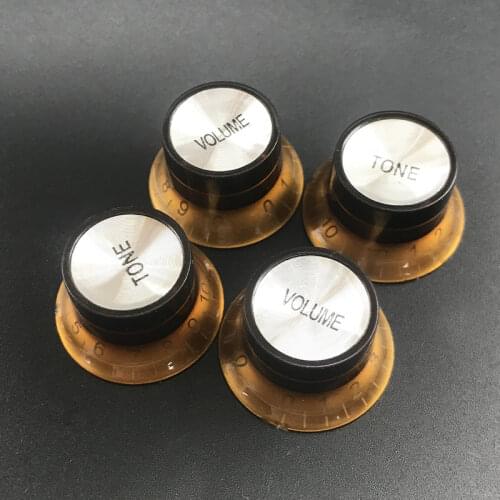 Electric Guitar Volume Speed Button ST SG Electric Guitar Aluminum Volume Knob Electric Guitar Potentiometer Cap Knob