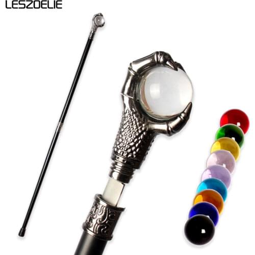 10 Colors Dragon Claw With Ball Man Decorative Walking Cane 2021 Women Halloween Party Walking Canes Lady Fashion Cospaly Stick