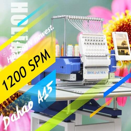 3 Years Quality Warranty!!!swf 1 head New Type DAHAO new A15 Computerized industrial embroidery machine for sale in italy
