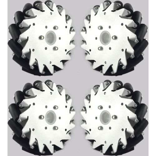 6 inch)152mm Aluminum Mecanum wheels Set(2Left, 2Right)Basic 14165