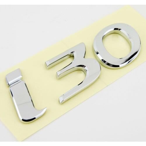 Rear Trunk Lid i30 Logo emblem chrome For Hyundai i30 2008 2009 2010 2011 863102L000 86310 2L000