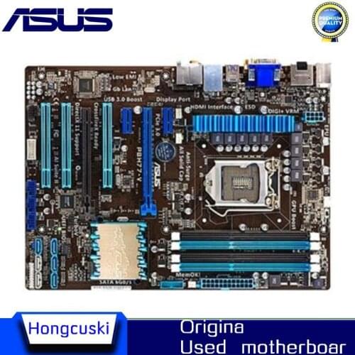 Used For Asus P8H77-V Desktop Motherboard H77 LGA 1155 22nm i3 i5 i7 DDR3 32G SATA3 USB3.0 ATX