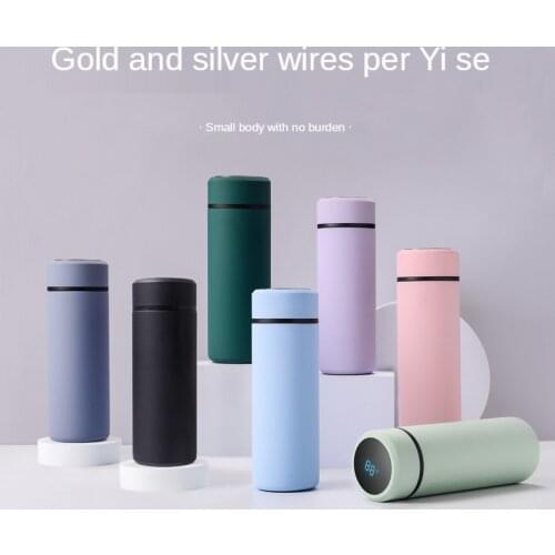 Insulation cup intelligent display temperature cup stainless steel water cup temperature measurement Thermal mug Water bottle