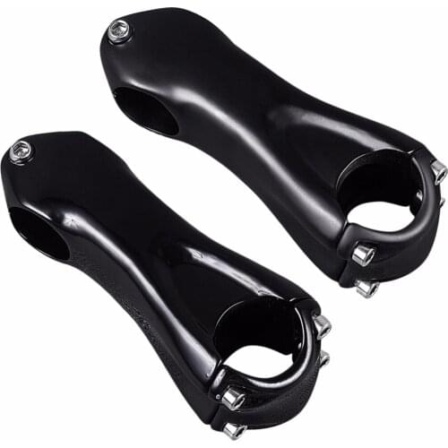 Lightweight Full UD Carbon Fibre Bicycle Stem Road Mtb Bike Stem Matte/Glossy Black Fork Diameter 28.6mm Handlebar Clamp 31.8mm