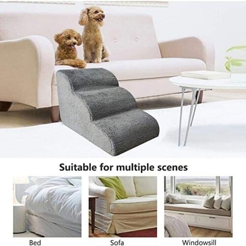 Stairs Ladder Pet Stairs Step Sofa Bed Ladder Dog Access Steps Bed