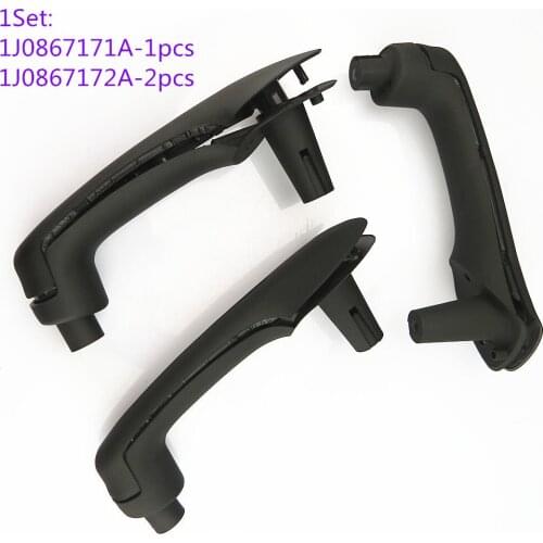 SCJYRXS 1 Set for Golf MK4 1J0867171A 1J0867172A 1J0867179A 1J0867180A Interior Left Right Door Pull Grab Handles Sets Parts