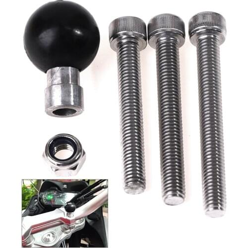 Motorcycle Armband, 1-inch Handlebars 25mm With M8 Screws For Gopro Smartphone Action Cameras