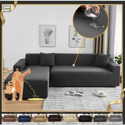 Stretch Sofa Slipcover Elastic Sofa Protector Corner Sofa Cover L shape Sofa Cover For Living Room Waterproof Couch Cover