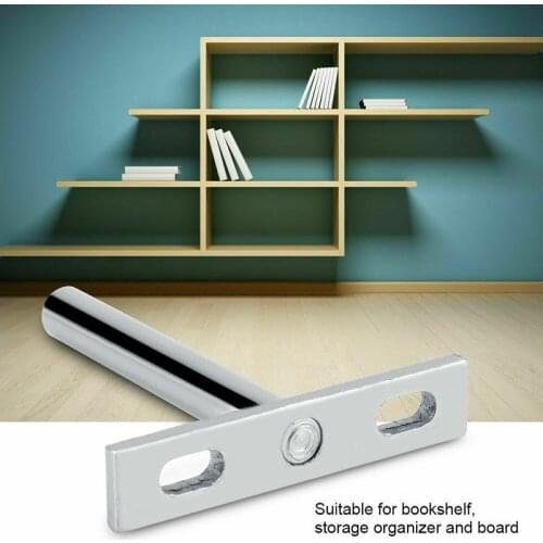 Concealed Floating Wall Shelf Support Stainless Steel Bracket Invisible Mounted Nail Fixed Table T-shaped Holder Heavy Duty Home