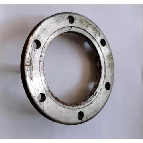 Welding special flange of non-standard electric heating pipe connecting plate of boiler six hole flange