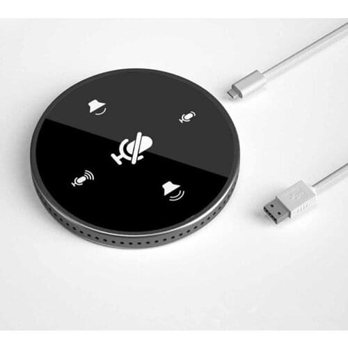 USB Omni-directional Condenser Microphone Mic Conference Speakerphone High Sensitivity Voice Pick Up For PC Laptop Video Games