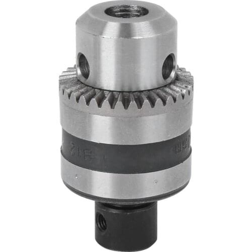 1.5-10mm Clamping Range Taper Mounted 3-Jaw Key Type Drill Chuck Electric Drilling Grinding Polishing Machine Conversion Adapter