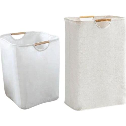 50%HOTClothes Basket Portable Easy Store Oxford Cloth Foldable Large Capacity Storage Laundry Basket for Home