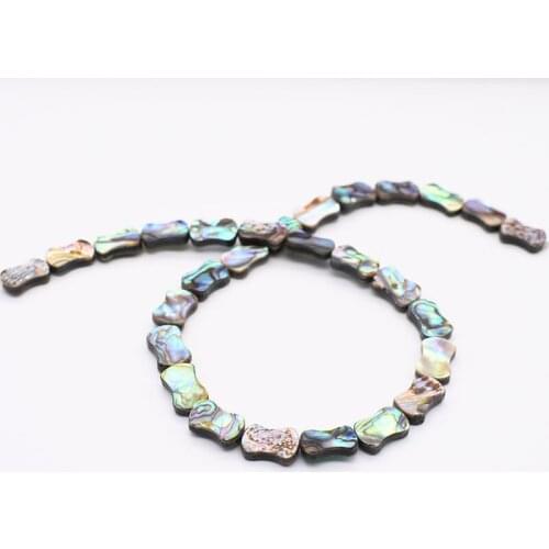 2pcs Natural Australia abalone shell irregular chain