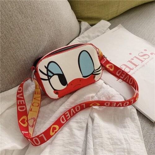Disney childrens Messenger bag boy childrens Donald Duck fashion cartoon shoulder bag girls primary school purse handbags