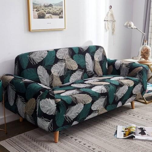 Geometric Plaid Sofa Cover Elastic Slipcovers Stretch Sofa Cover for Living Room Home Decor Non-slip Corner Couch Cushion Cover