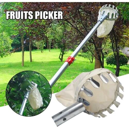 Garden Fruit Picking Tools Fruit Picker Head Basket Durable Fruits Catcher for Harvest Picking Citrus Pear Peach Gardening Tool