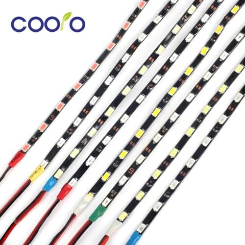 IP67 Narrow Side 4.7mm LED Strip Light 5730 SMD Flexible Fiode Tape Light Black PCB 60leds/m DC12V Led Ribbon