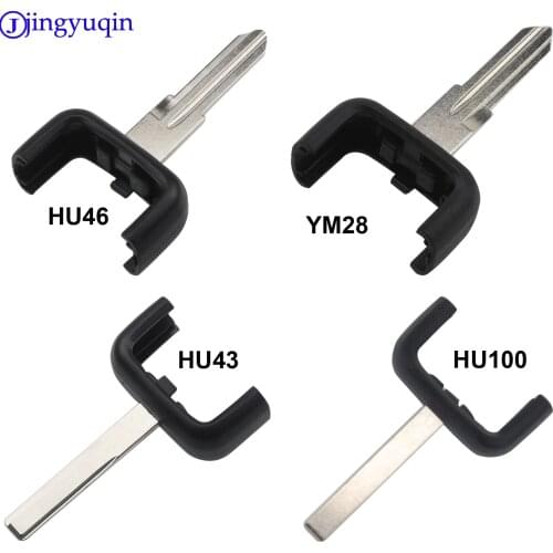 Jingyuqin Uncut Blank For Vauxhall Opel Vectra Astra Zafira Remote Key Fob Shell HU46 /YM28 /HU43 /HU100 Blade
