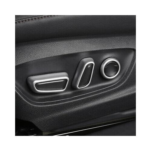 ABS Matte Inner Car Seat Adjustment Button Cover Trim 6pcs For Toyota RAV4 19-20