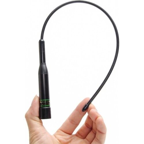 NAYOGA NL-R3 Flexible Whip Car Mobile Two Way Radio Antenna VHF UHF Dual Band 2.15/3.5dBi Gain Antenna for Kenwood Walkie Talkie