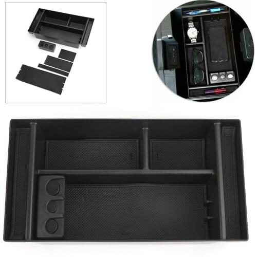 Artudatech Car Center Console Organizer Tray Box For Chevy Silverado For GMC Sierra 1500 2019 Accessories
