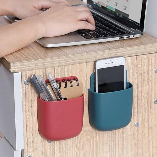 Home office storage plastic container organizer pencil cases things boxes remote control holder storage the kitchen wall shelves