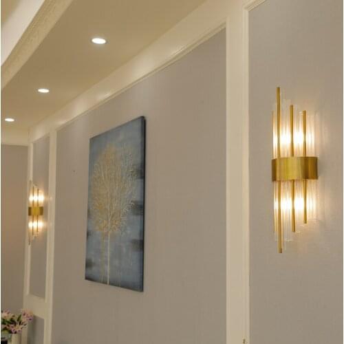 Modern Home Wall Lamp E14 Octagon Crystal Lampshade 85-250V Due To Transport Problems Need To Buy Their Own Bulbs