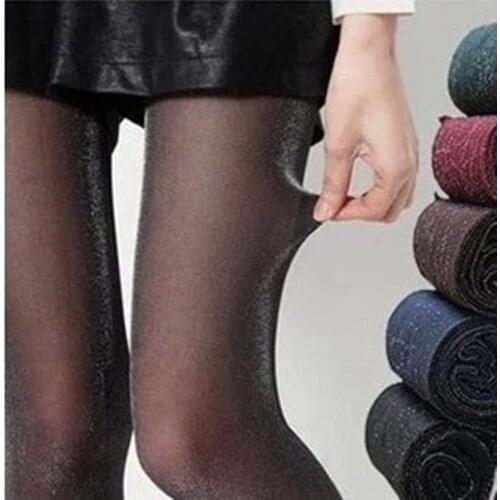 High Spring and autumn socks thin 30d female wire silver yarn silver onions Leg socks anti-hook socks for women