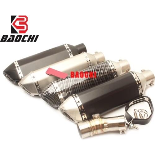 Motorcycle Exhaust System Escape Muffler DB Killer Connect Pipe Middle Tube for Kawasaki ER6N ER6F Akrapovic Exhaust 2009-2014