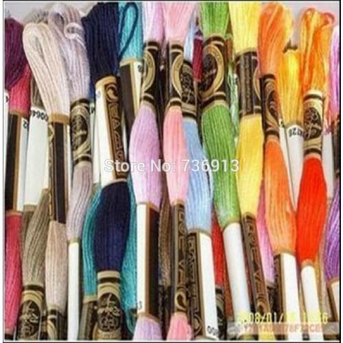 Embroidery Floss Yarn Thread 8.7 Yard Length Total 447 Pieces Similar DMC