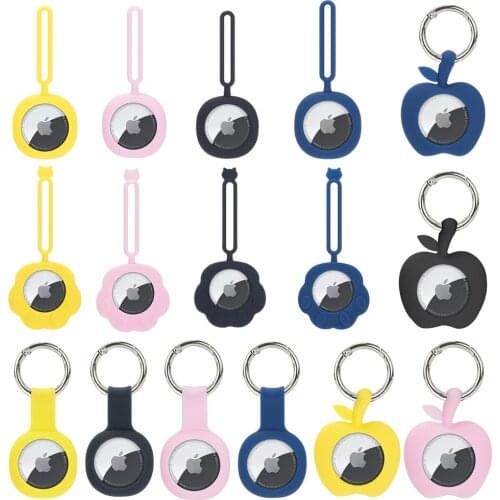 Protector Cover Keychain For AirTags Shockproof Anti-scratch Anti-fall Protective Case Key Holder Air Tags Shell Case