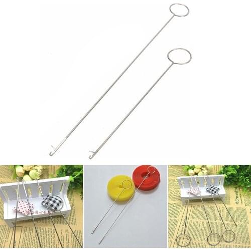 1pcs Durable Metal Sewing Loop Turner Hook With Latch For Turning Fabric Tubes Straps Belts Strips for Handmade Sewing Tools