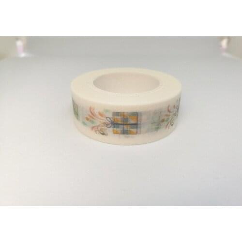 2pcs 1.5cm Lovely gift Washi Tape adhesive tape DIY decoration Scrapbooking Sticker Label Masking Tape School Office Supply