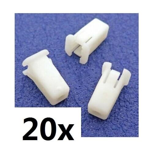20x Plastic Front Bumper Clips for Ford Fiesta ST150- Bumper Wing Screw Grommets