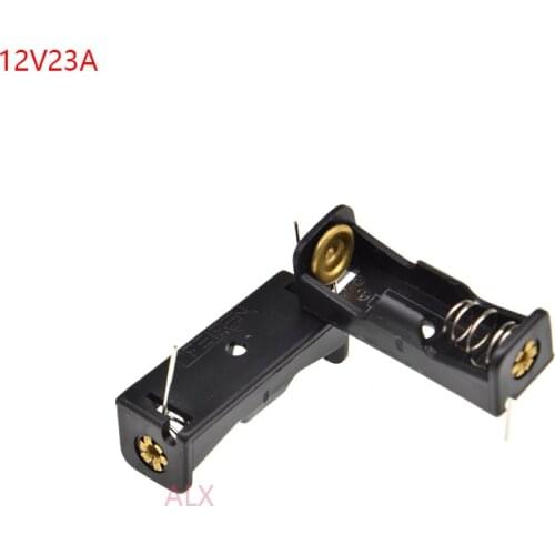 5PCS 1x 12V23A 12V 23A battery holder with pin Rechargeable Battery case Storage Box diy 1 slot 1*12V23A Shell housing