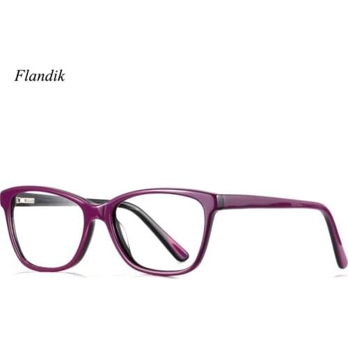 Acetate Optical Glasses Frame Women Solid Prescription Myopia Presbyopia Spectacles 2020 New Fashion Lady Texture Eyewear