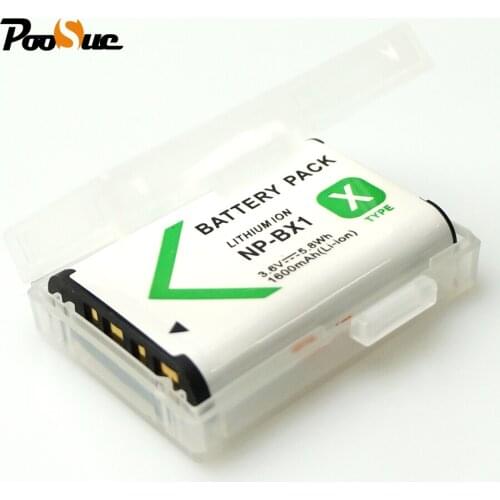 NP-BX1 NPBX1 Battery NP BX1 3.6V 1600mAh batteries For SONY HX300 HX50 WX350 DSC RX1 RX100 M3 RX1R WX300 HDR-AS200 AS100V