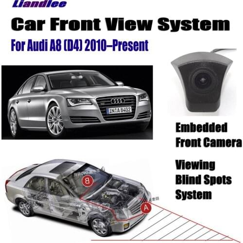 Car Front View Camera For Audi A8 (D4) 2010-Present 2015 2016 2017 Not Rear View Backup Parking Camera HD CCD Night Vision