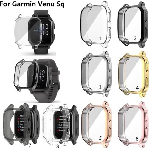 TPU Electroplated Case Cover Protective For Garmin Venu Sq Protective Cover Shell