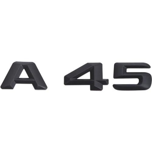 Emblem Letter Sticker W176 A Class A160 A180 A200 A220 A250 A260 A45 A35 Emblems Rear boot Logos