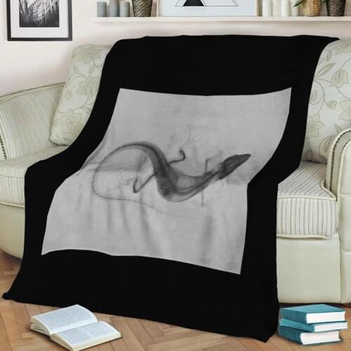 Animal X Ray Flannel Throw Blanket 3D Printed Keep Warm Sofa Child Blanket Home Decor Textiles Dream Family Gift