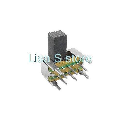 10Pcs x SK22H04-G5/G7/G9 5mm 7mm 9mm Height Side Knob 6 Pin 2 Position DPDT 2P2T Horizontal Slide Switch 0.5A 50V DC