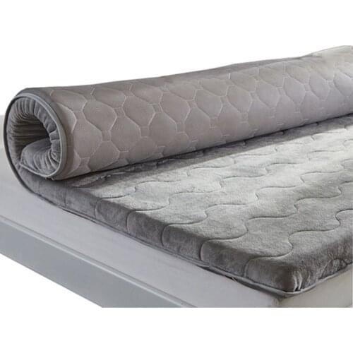 Quality Fleece Warm Mattress Topper Thicken 8-10cm Double Tatami Floor Matras Foldable Bed Topper